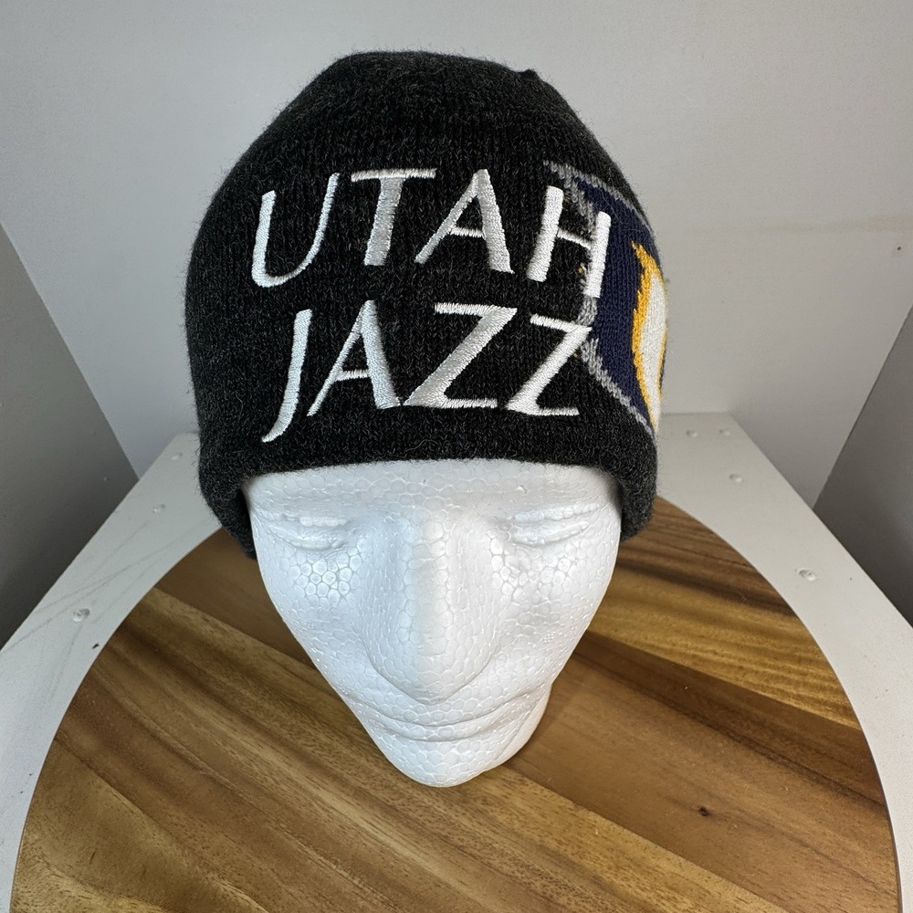 Adidas Utah Jazz Knit Reversible Hat Beanie Adult Official Outfitter